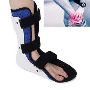 Foot Orthosis Support Drop, Ankle Foot Drop Hook and Loop Fasteners Repeatable Cleaning Porous Ventilation for Men for Stroke Tendon Injury for Women(Left foot, S)