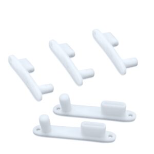 charger port protector, silicone dust plug anti-dust plugs compatible for oculus quest 2 vr headset,white-5 pics