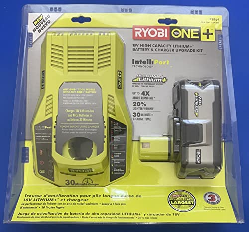 RYOBI - ONE+ 18V HIGH Performance Lithium-Ion 4.0 Ah Battery and Charger Starter Kit - PSK004