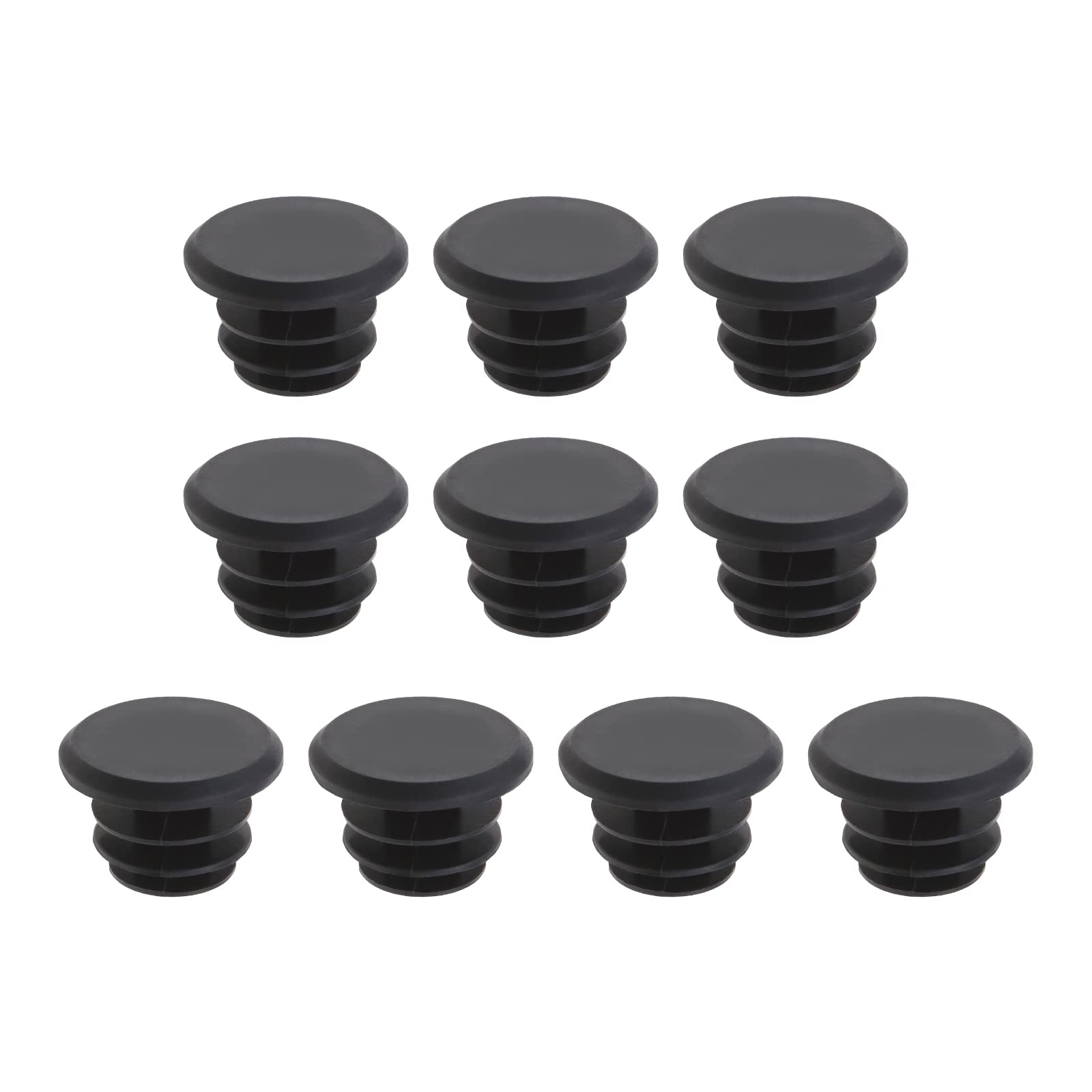 Create idea 10PCS Bike Handlebar Bar End Plugs Bicycle End Caps Plastic End Plugs for Road Bike Mountain Bike BMX Black 22mm Bicycle Replacement Accessories