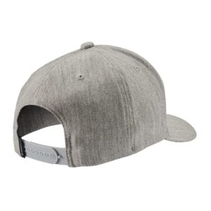 NIXON Deep Down Snapback Hat - Heather Gray/White