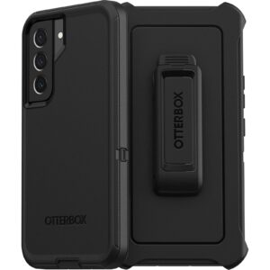 otterbox defender case for samsung galaxy s22, shockproof, drop proof, ultra-rugged, protective case, 4x tested to military standard, black