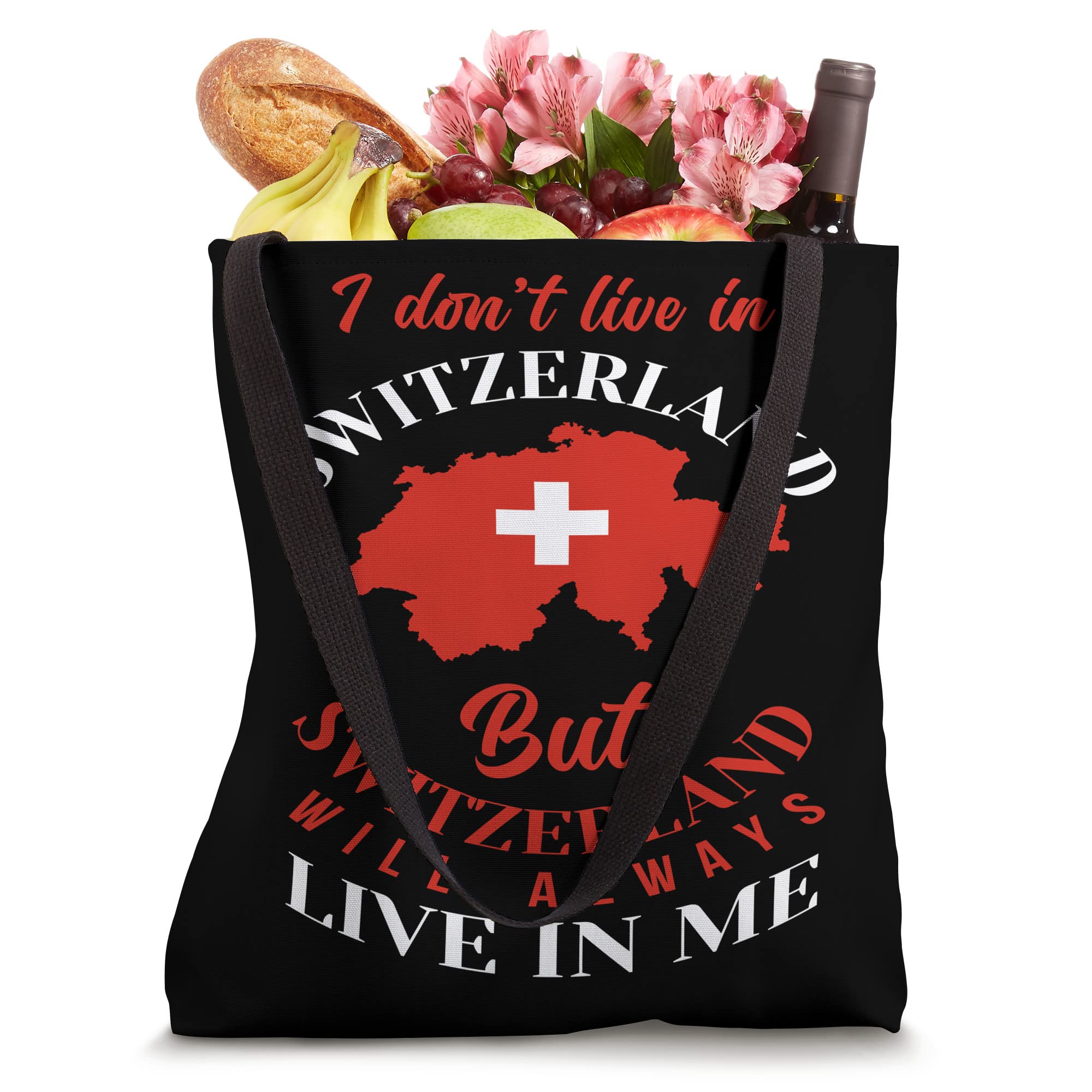 Switzerland Origin Swiss Flag Tote Bag