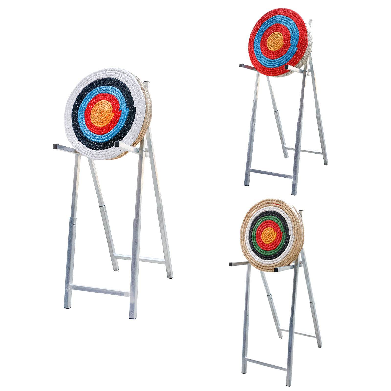 Swatlo Archery Target Stand for Bag & Straw Archery Targets 3 or 5 Layer, Portable & Foldable Archery Target Stand for Backyard/Indoor Archery Practice