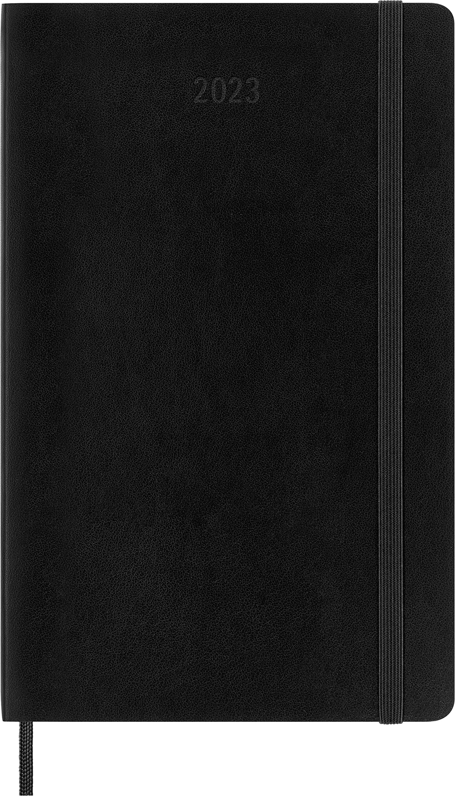 Moleskine Classic 12 Month 2023 Monthly Planner, Soft Cover, Large (5" x 8.25"), Black