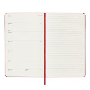 Moleskine Limited Edition Le Petit Prince 12 Month 2023 Weekly Planner, Hard Cover, Large (5" x 8.25"), Rose