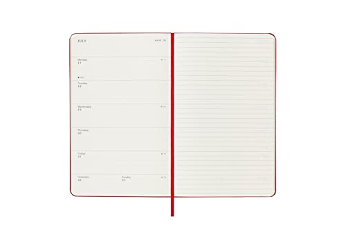 Moleskine Limited Edition Le Petit Prince 12 Month 2023 Weekly Planner, Hard Cover, Large (5" x 8.25"), Rose