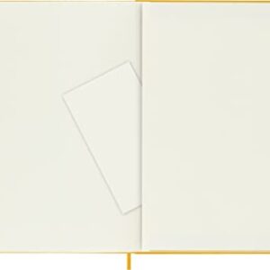 Moleskine Classic Notebook, Hard Cover, XL (7.5" x 9.5") Ruled/Lined, Hay Yellow (Silk), 192 Pages