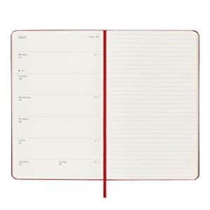 Moleskine Limited Edition Le Petit Prince 12 Month 2023 Weekly Planner, Hard Cover, Large (5" x 8.25"), Rose