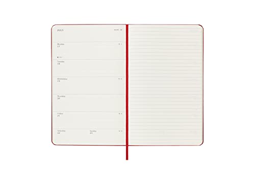 Moleskine Limited Edition Le Petit Prince 12 Month 2023 Weekly Planner, Hard Cover, Large (5" x 8.25"), Rose