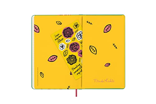 Moleskine Limited Edition Frida Kahlo 12 Month 2023 Daily Planner, Hard Cover, Large (5" x 8.25"), Green