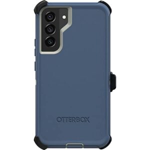 OtterBox Galaxy S22+ Defender Series Case - FORT BLUE, Rugged & Durable, with Port Protection, Includes Holster Clip Kickstand