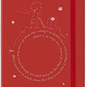 Moleskine Limited Edition Le Petit Prince 12 Month 2023 Weekly Planner, Hard Cover, Large (5" x 8.25"), Rose