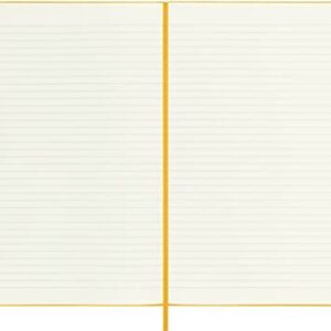 Moleskine Classic Notebook, Hard Cover, XL (7.5" x 9.5") Ruled/Lined, Hay Yellow (Silk), 192 Pages