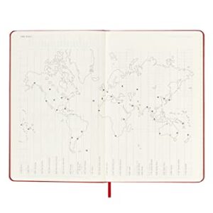 Moleskine Limited Edition Le Petit Prince 12 Month 2023 Weekly Planner, Hard Cover, Large (5" x 8.25"), Rose