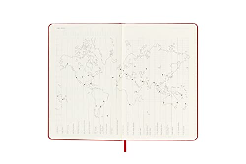 Moleskine Limited Edition Le Petit Prince 12 Month 2023 Weekly Planner, Hard Cover, Large (5" x 8.25"), Rose