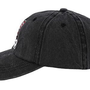 Jeep Wave USA Chino Twill Patch Garment Washed Hat Black