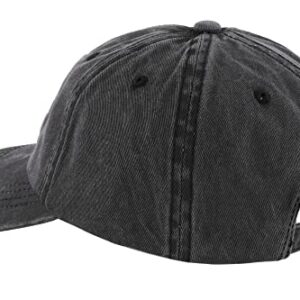 Jeep Wave USA Chino Twill Patch Garment Washed Hat Black