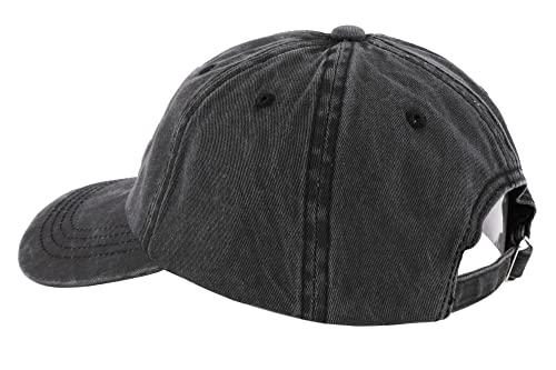 Jeep Wave USA Chino Twill Patch Garment Washed Hat Black