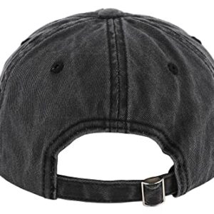 Jeep Wave USA Chino Twill Patch Garment Washed Hat Black