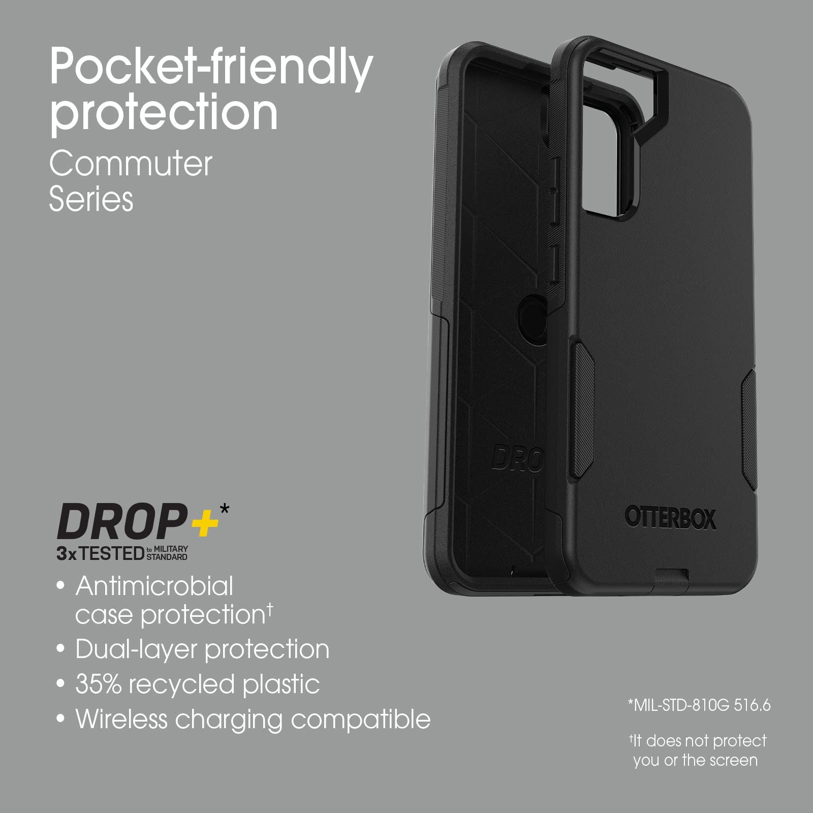 OtterBox Galaxy S22+ Commuter Series Case - MAVEN WAY, slim & tough, pocket-friendly, with port protection