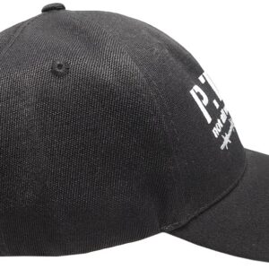 P.T.S.D. Not All Wounds are Visible Black Barb Barbed Wire Acrylic Adjustable Embroidered Cap Hat