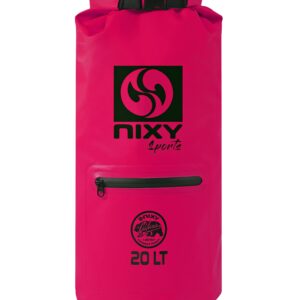 NIXY Premium 20L/30L Dry Backpack Accessory - Spacious Waterproof Storage Solution for All Your Outdoor Adventures, Paddleboarding, Kayaking, Camping & More (Pink, 20L)