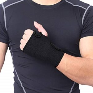 Cinlitek Carpal Tunnel Wrist Splint Support, Wrist Brace for Joint Pain Relief, Arthritis,Sprains, Tendonitis, Repetitive Strain Injury, Adjustable Hand Guard for Men and Women (One Size, Left)