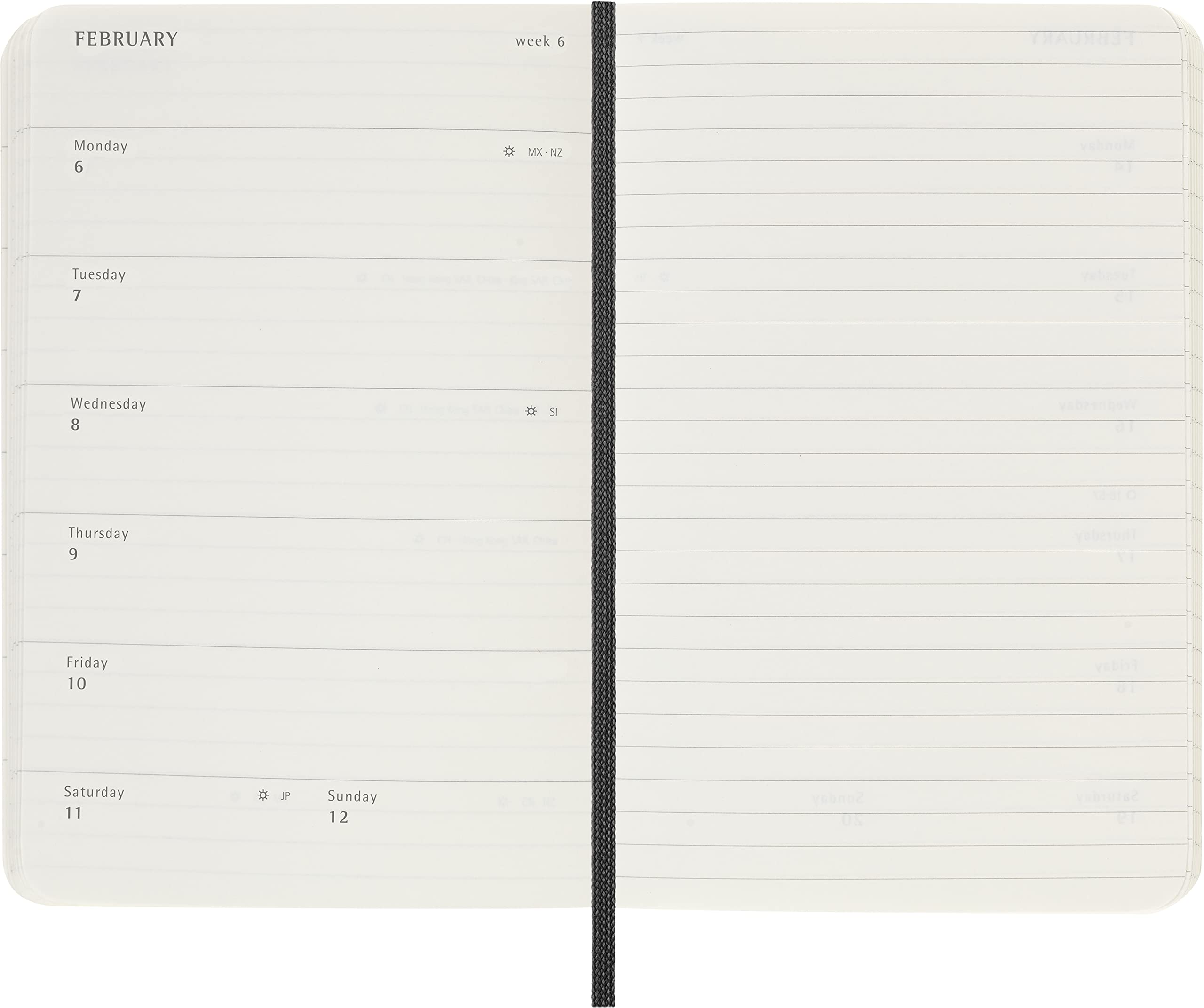 Moleskine Classic 18 Month 2022-2023 Weekly Planner, Soft Cover, Pocket (3.5" x 5.5"), Black