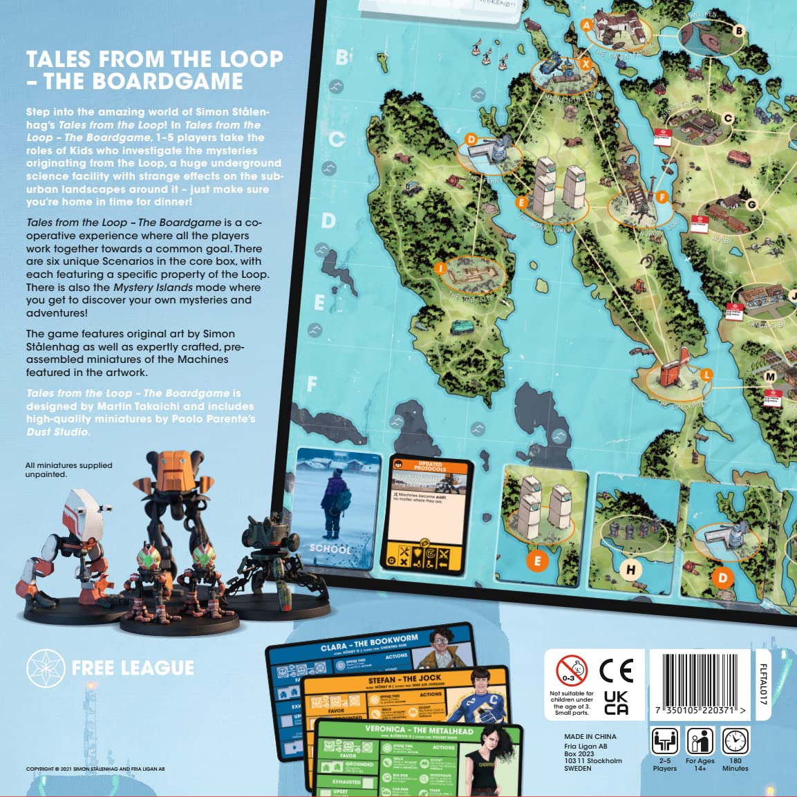 Free League Tales from The Loop The Board Game, Multi