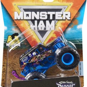 Monster Jam 2021 Spin Master 1:64 Diecast Monster Truck with Wheelie Bar: Shear Madness Son-uva Digger