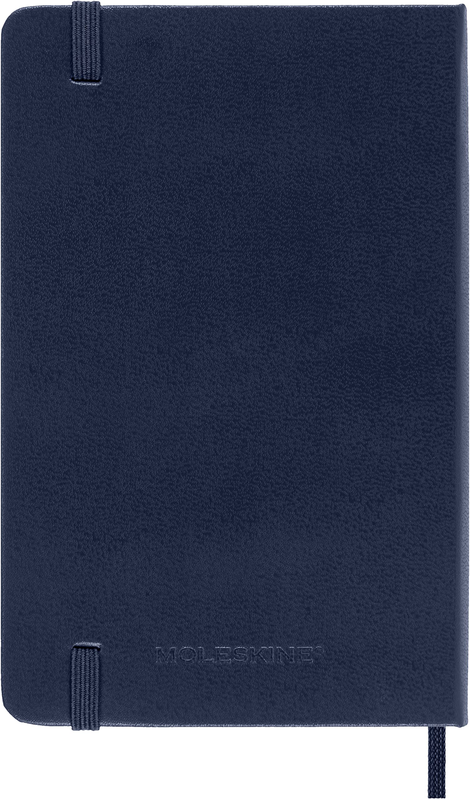 Moleskine 2023 Weekly Notebook Planner, 18M, Pocket, Sapphire Blue, Hard Cover (3.5 x 5.5)