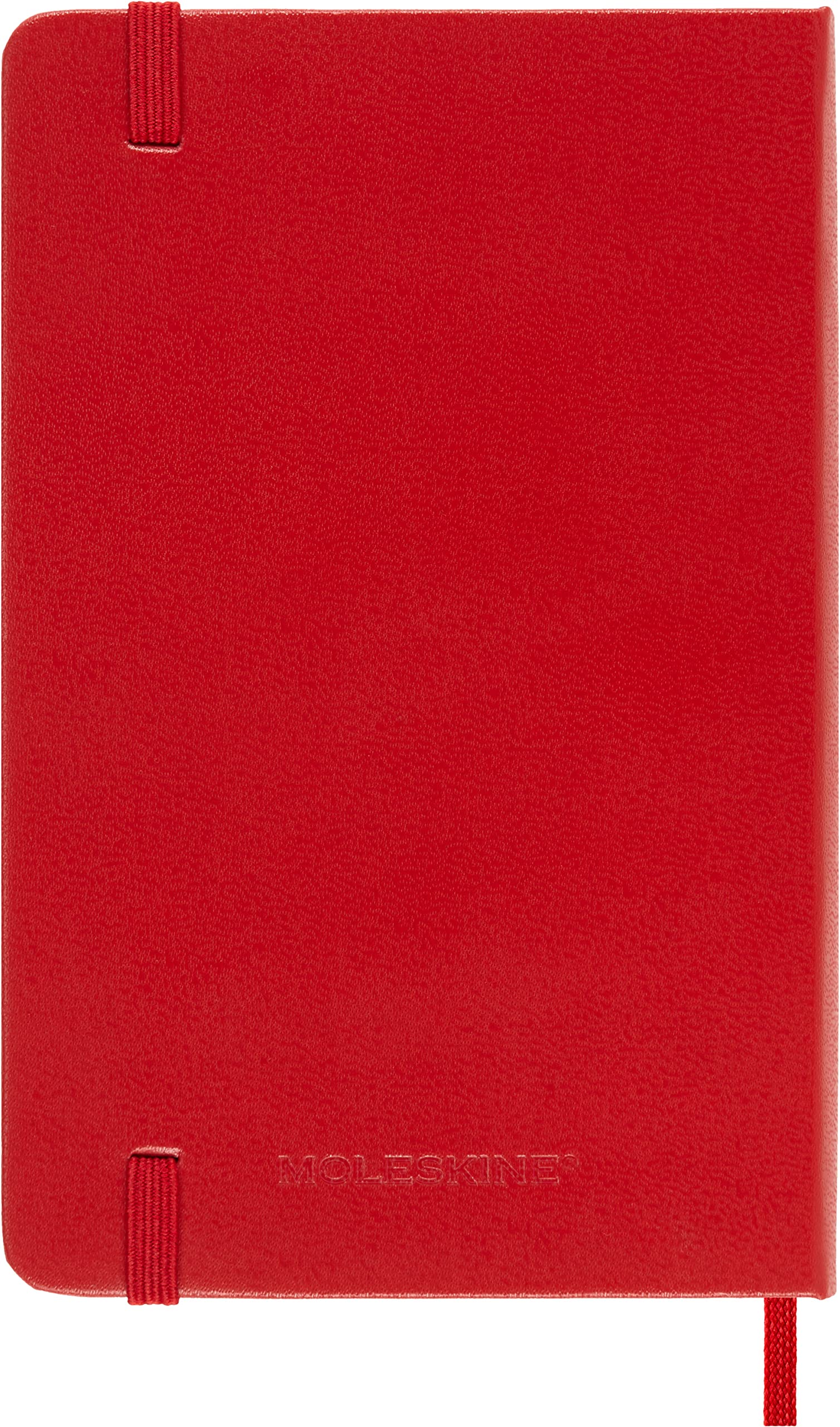 Moleskine Classic 12 Month 2023 Weekly Planner, Hard Cover, Pocket (3.5" x 5.5"), Scarlet Red