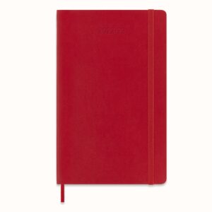 Moleskine Classic 18 Month 2022-2023 Weekly Planner, Soft Cover, Large (5" x 8.25"), Scarlet Red