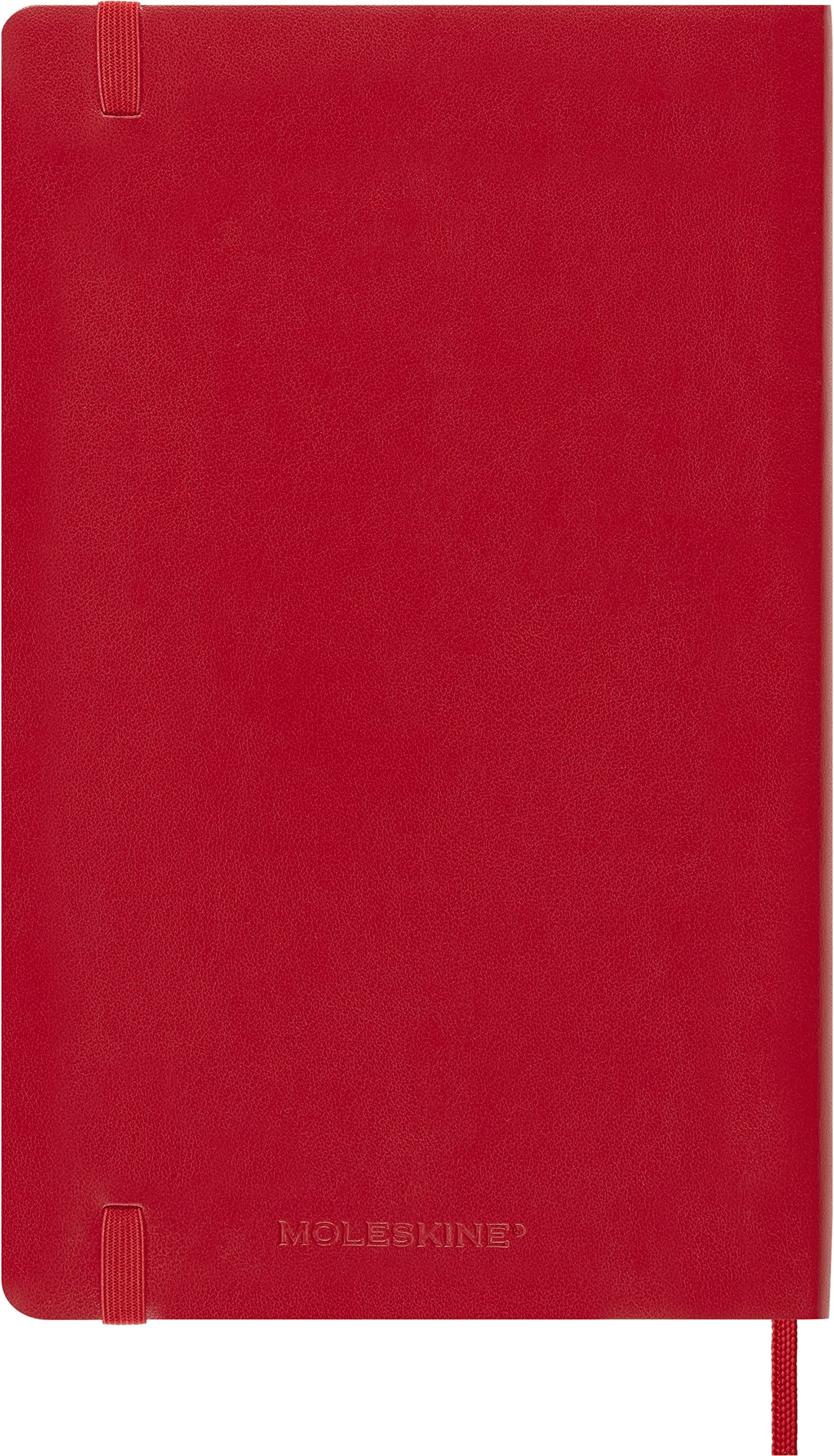 Moleskine Classic 18 Month 2022-2023 Weekly Planner, Soft Cover, Large (5" x 8.25"), Scarlet Red