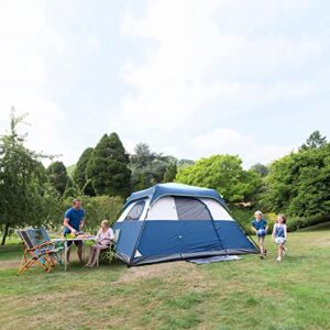 6 Person Tent, Tents for Camping,6 Person 60 Seconds Set Up Camping Tent, Waterproof Pop Up Tent with Top Rainfly, Instant Cabin Tent, Advanced Venting Design, Provide Gate Mat