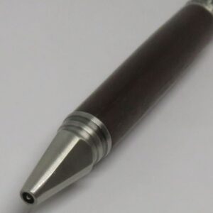 cv - Keen Handcrafted Handmade Peruvian Walnut Archery Twist Antique Pewter Pen