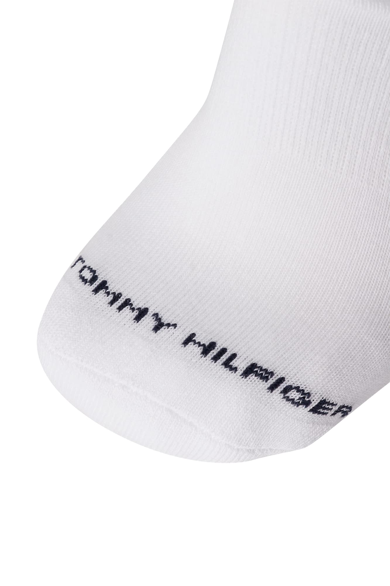 Tommy Hilfiger Men's Athletic Socks - Cushioned Crew Socks (12 Pack), Size 7-12, White Flag