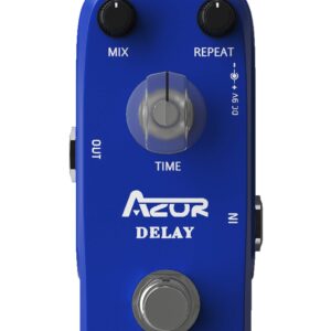 AZOR Reverb Pedal with Delay Guitar Effect Pedal.Reverb Delay Effect Pedal Spring Reverb Vintage Delay