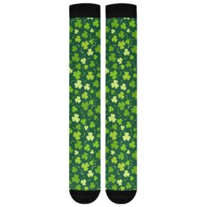 xigua St. Patrick's Day Compression Socks 20-30mmHg Knee High Stockings for Sport Nursing - 1 Pair