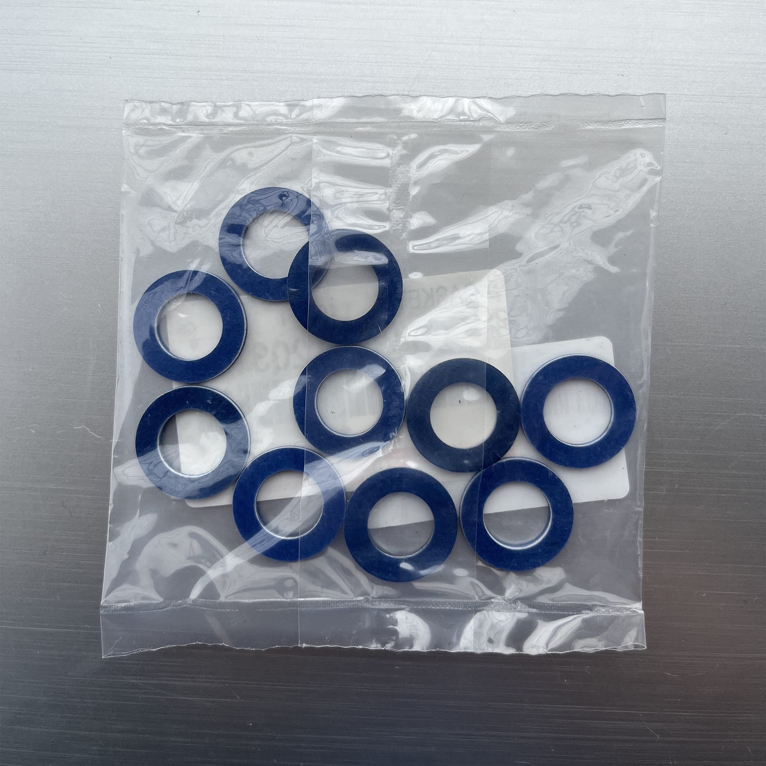 [OEM Products] BENEDETTO Auto Service 10 PCS Oil Drain Plug gaskets/Crush washers Replacement for Toyota Drain Plug Washer Replaces# 90430-12031 Aluminum (QTY10)