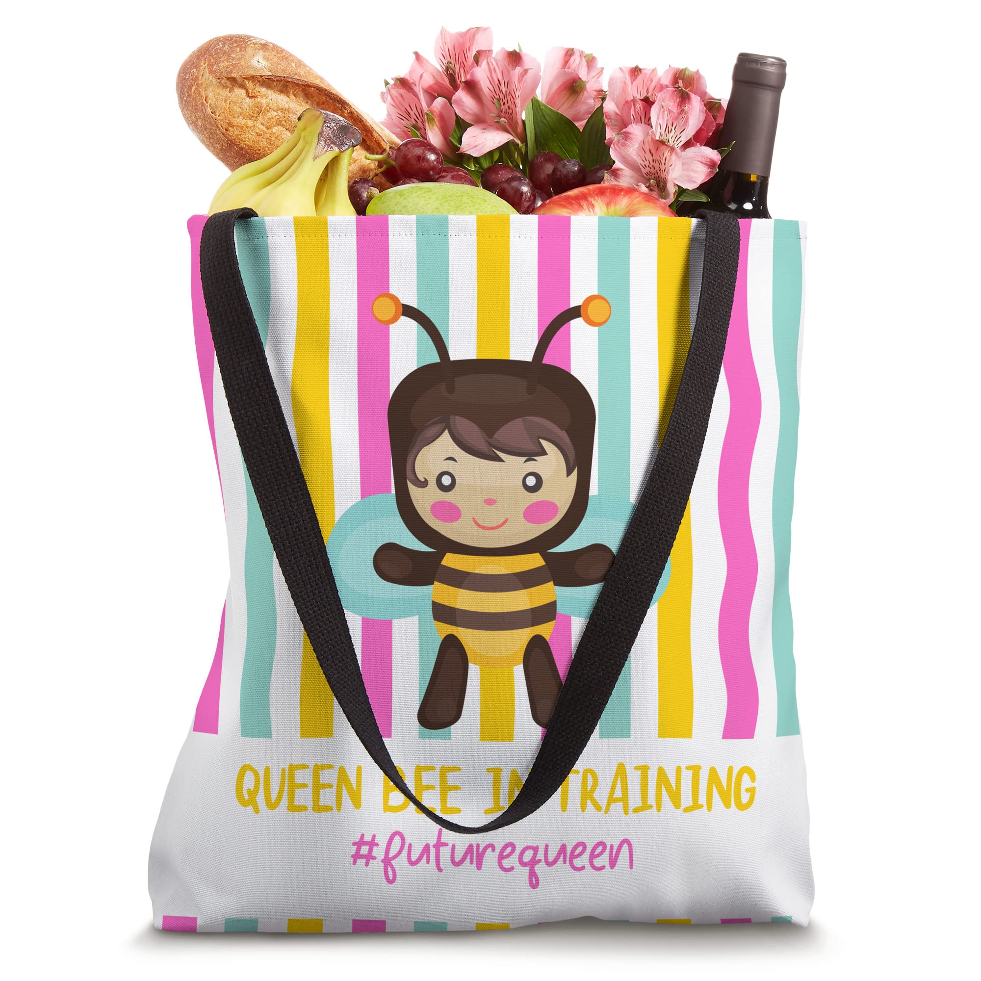 Queen Bee in Training Little Girl Bee Gift Future Queen Tote Bag