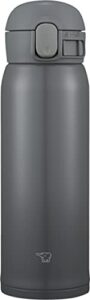 zojirushi sm-wr48ehp stainless mug, 16-ounce, dark gray