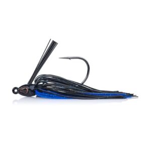 berkley swim fishing jig, black/blue