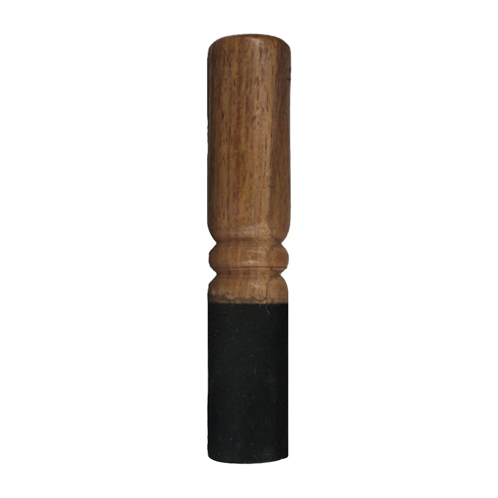 UUYYEO Tibetan Singing Bowl Mallet Striker Leather Wrapped Striker Wooden Sound Bowl Stick for Meditation Yoga Relaxation