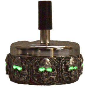 Skull and Crossbones - Glow in the Dark Spinning Ashtray