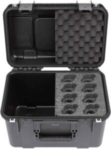 skb 3i-1610-mc8 iseries case for up to 8 microphones