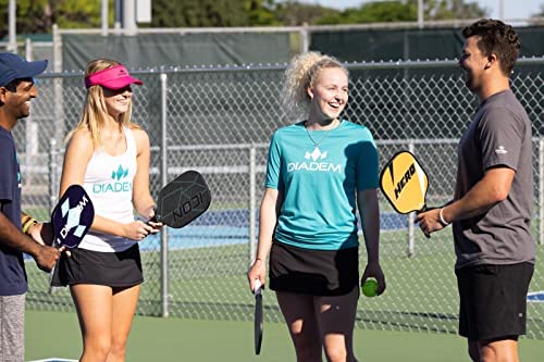 Diadem Hero Pickleball Starter Kit | 2 Lightweight Composite Pickleball Paddles, 2 Universal Indoor/Outdoor Pickleballs and Mesh Carry Bag | USAPA Approved