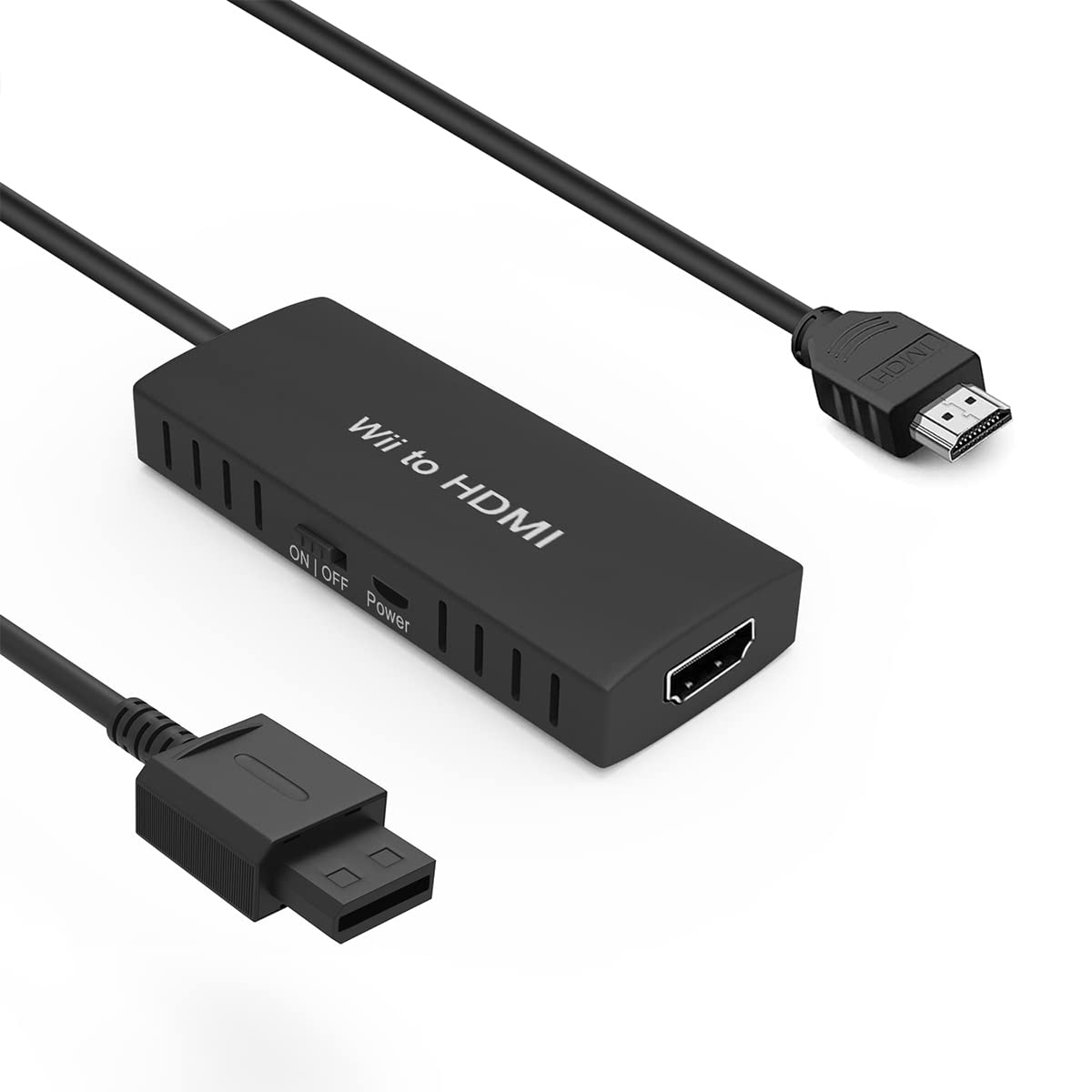 Wii to HDMI Converter Wii to hdmi Adapter HDMI Cable for Nintendo Wii and U Type. Convert The Native 1080P/720P Ypbpr Signals from Wii to Digital HDMI Signals. Provide The Best Signal Processing