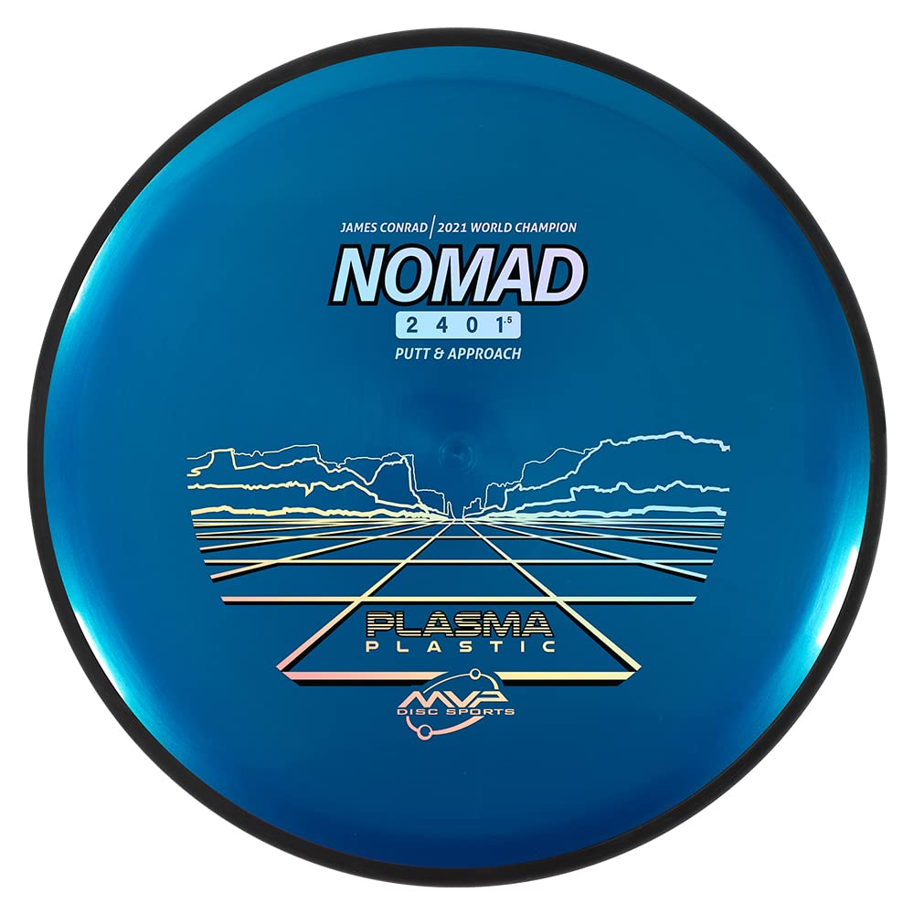 MVP Disc Sports Plasma Nomad James Conrad Edition Disc Golf Putter (165-170g / Colors May Vary)